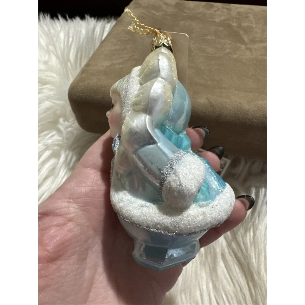 Kurt A Adler Polonaise Snow Sprite Girl Ornament Blue Girl Hand Crafted NWT